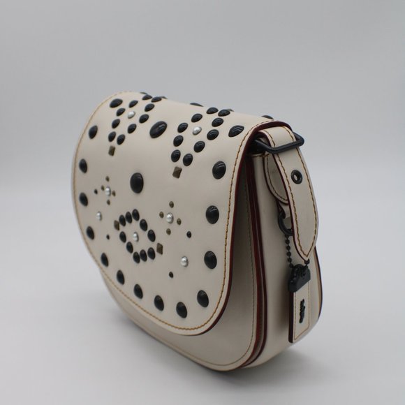 Coach Saddle 23 Crossbody With Western Rivets - Picture 2 of 7